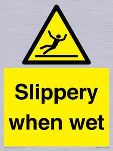 slippery when wet